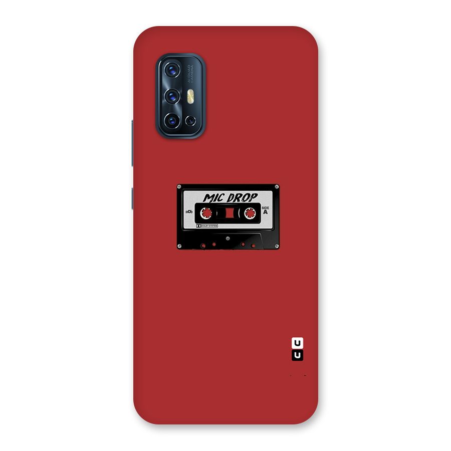 Mic Drop Cassette Minimalistic Back Case for Vivo V17