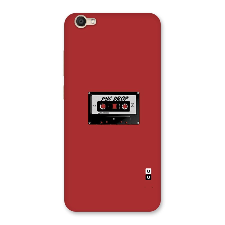 Mic Drop Cassette Minimalistic Back Case for Vivo V5