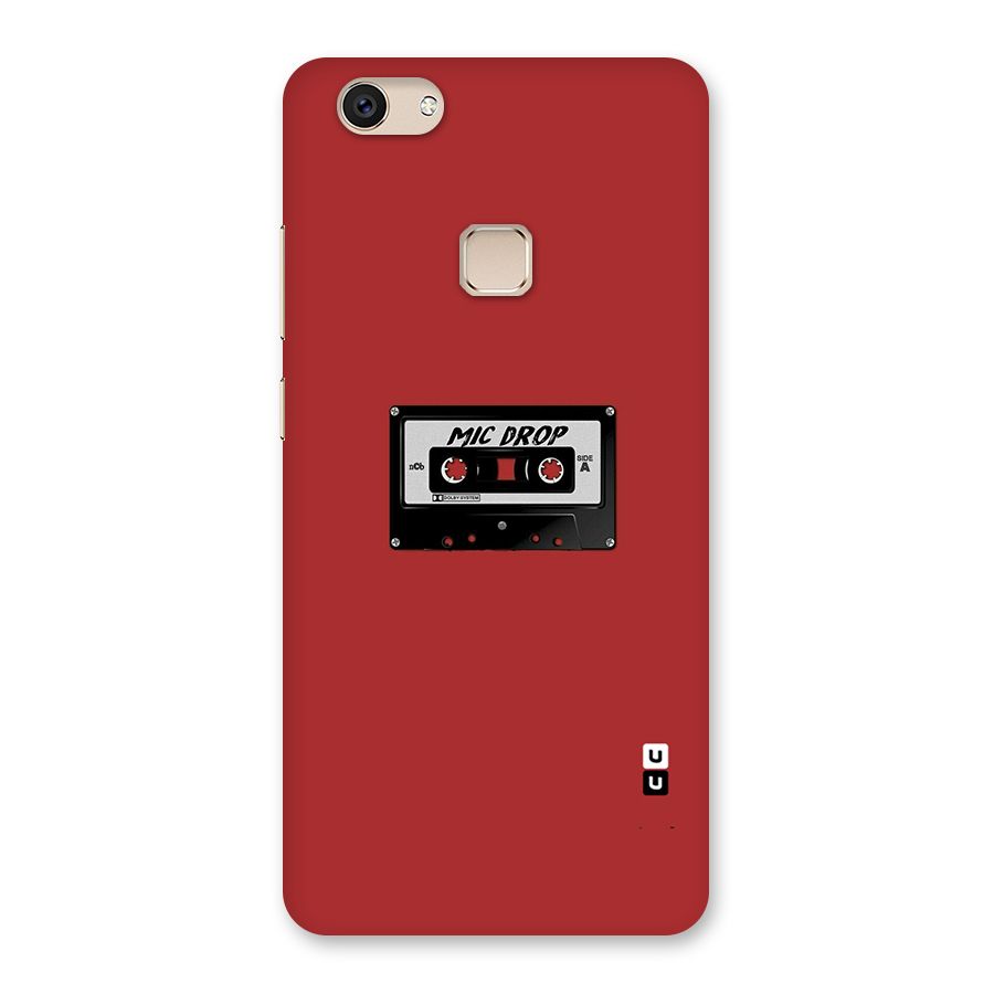 Mic Drop Cassette Minimalistic Back Case for Vivo V7