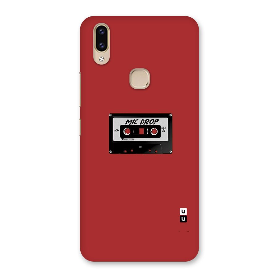 Mic Drop Cassette Minimalistic Back Case for Vivo V9 Youth