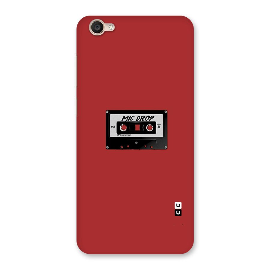 Mic Drop Cassette Minimalistic Back Case for Vivo Y55s