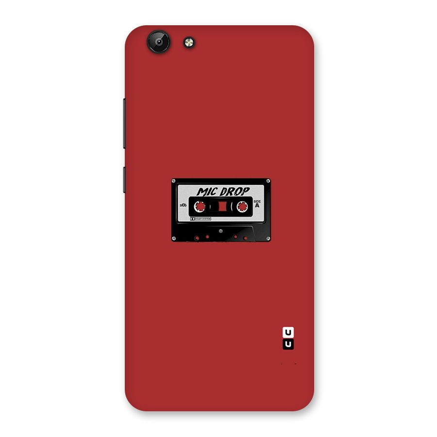 Mic Drop Cassette Minimalistic Back Case for Vivo Y69