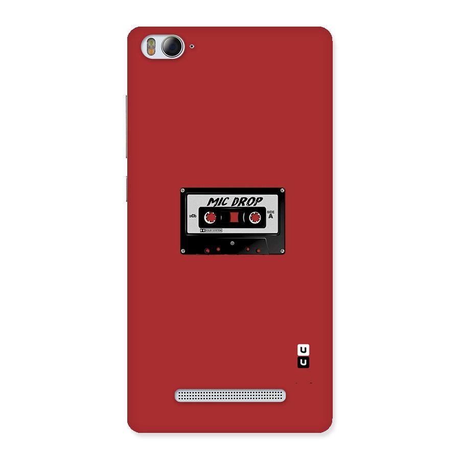 Mic Drop Cassette Minimalistic Back Case for Xiaomi Mi4i