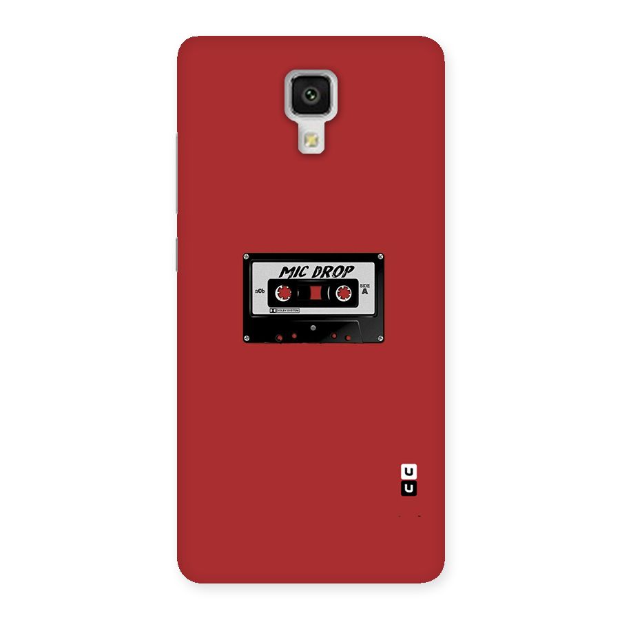 Mic Drop Cassette Minimalistic Back Case for Xiaomi Mi 4