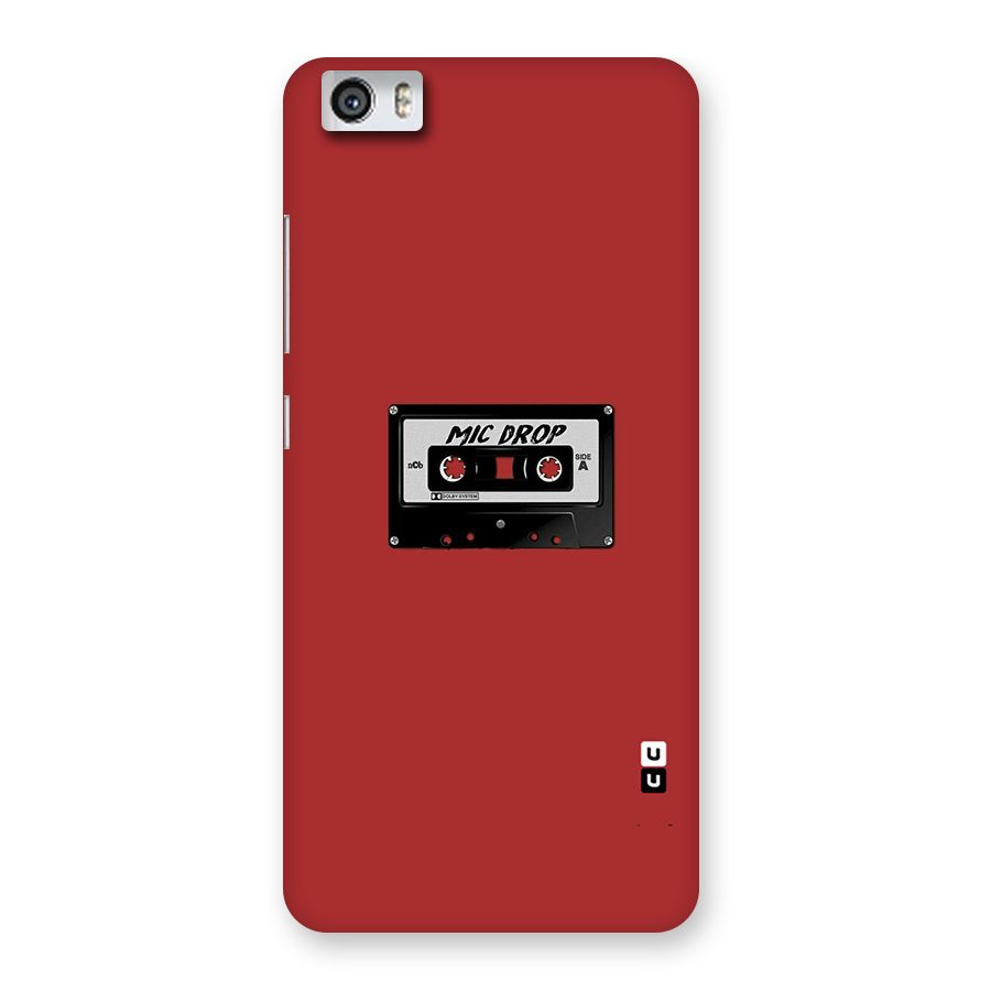 Mic Drop Cassette Minimalistic Back Case for Xiaomi Redmi Mi5