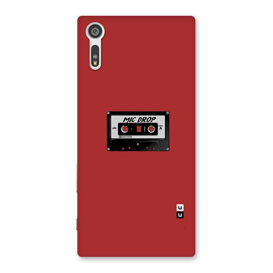 Mic Drop Cassette Minimalistic Back Case for Xperia XZ