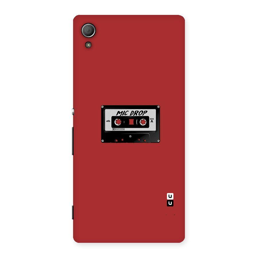 Mic Drop Cassette Minimalistic Back Case for Xperia Z4