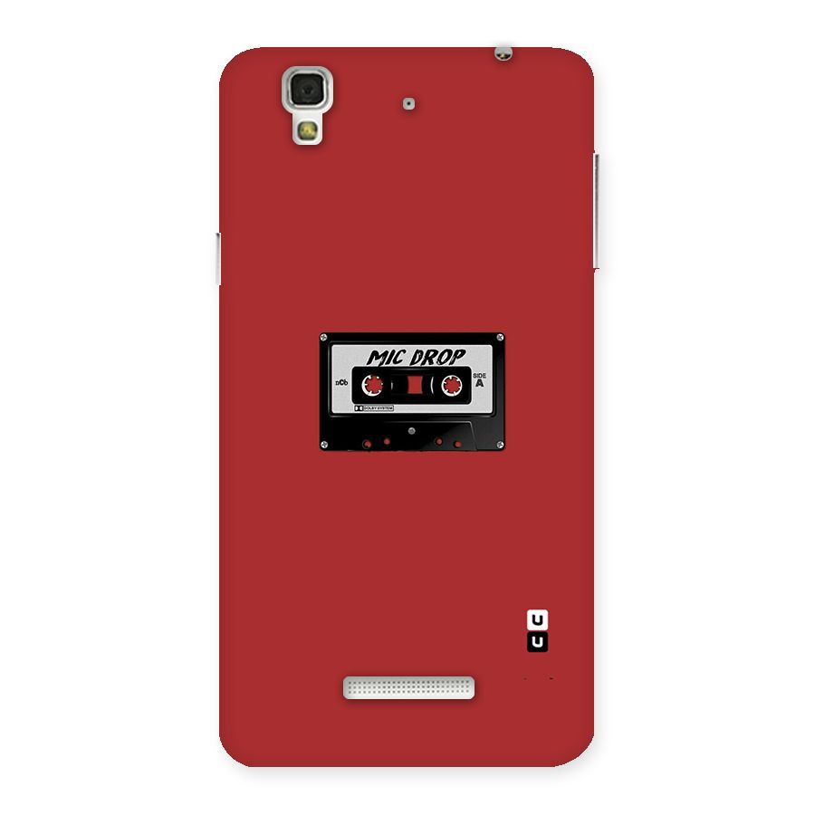 Mic Drop Cassette Minimalistic Back Case for YU Yureka Plus