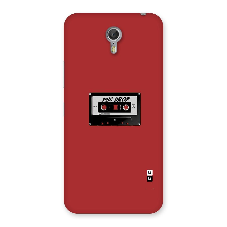Mic Drop Cassette Minimalistic Back Case for Zuk Z1