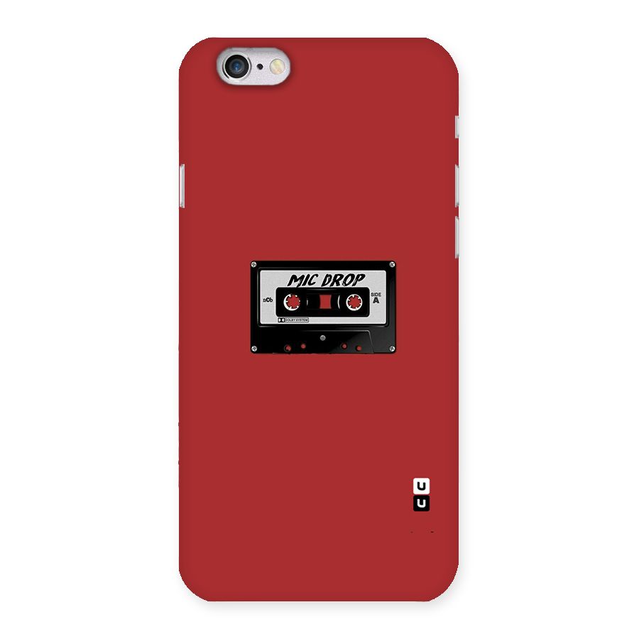 Mic Drop Cassette Minimalistic Back Case for iPhone 6 6S