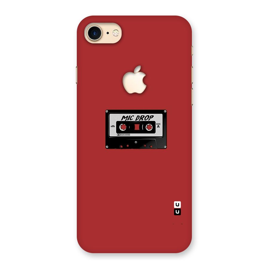 Mic Drop Cassette Minimalistic Back Case for iPhone 7 Apple Cut