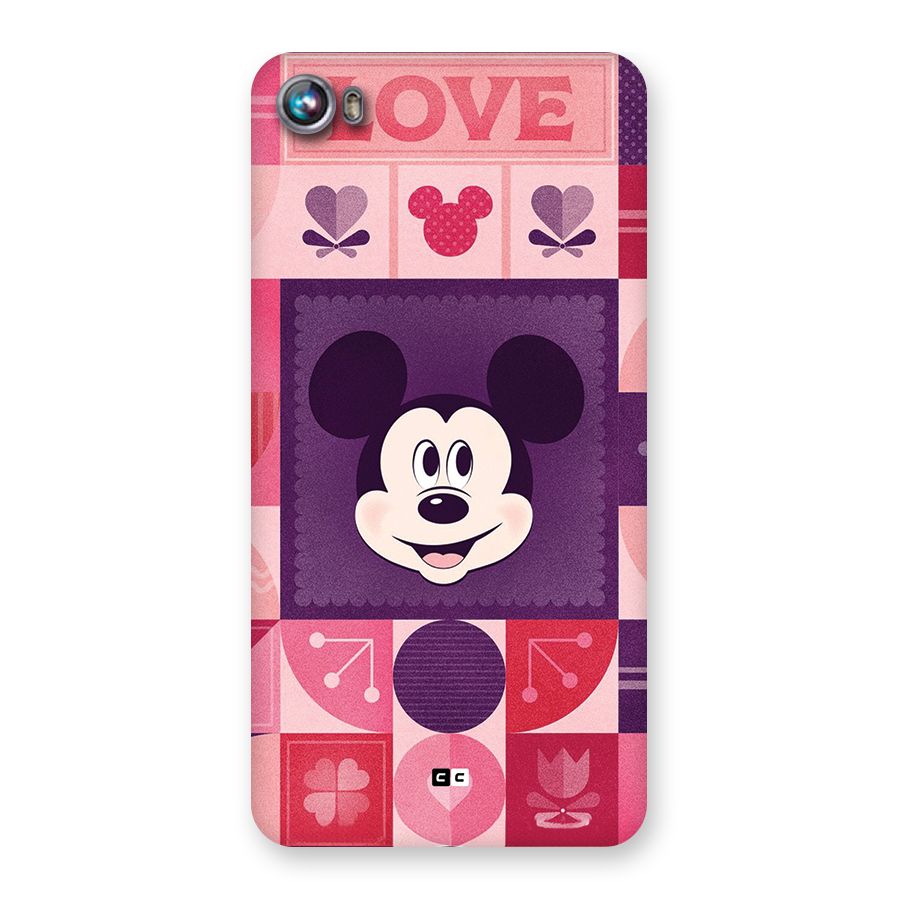 Mice In Love Back Case for Canvas Fire 4 (A107)