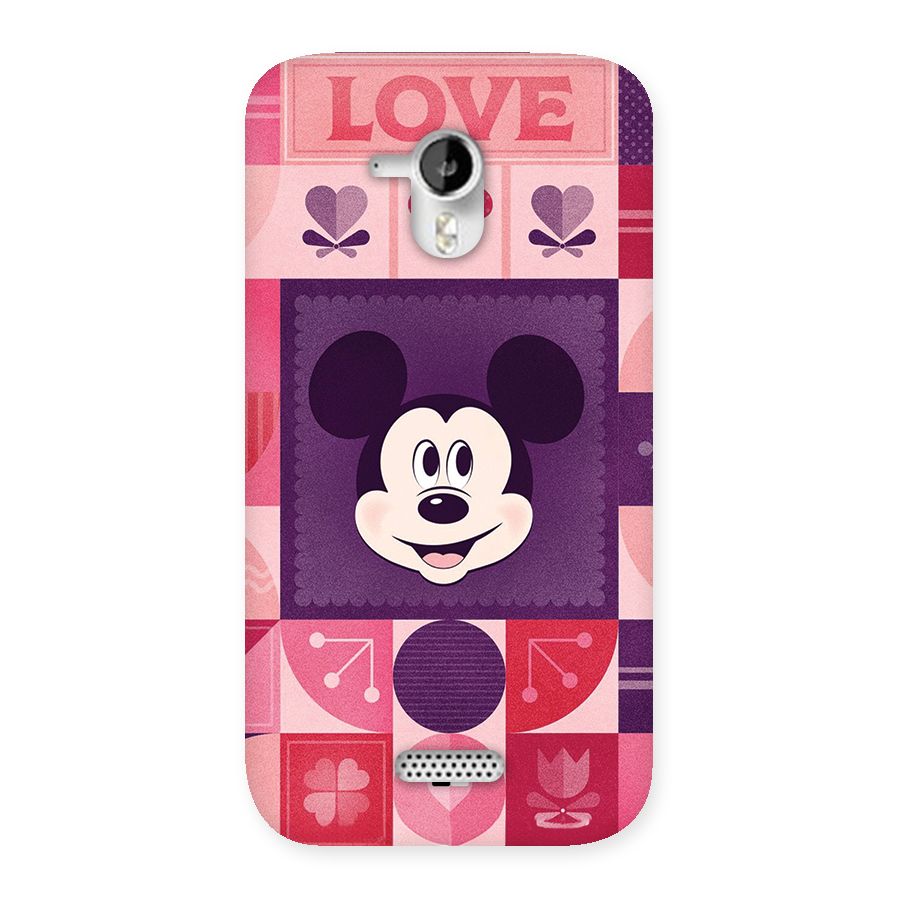 Mice In Love Back Case for Canvas HD A116