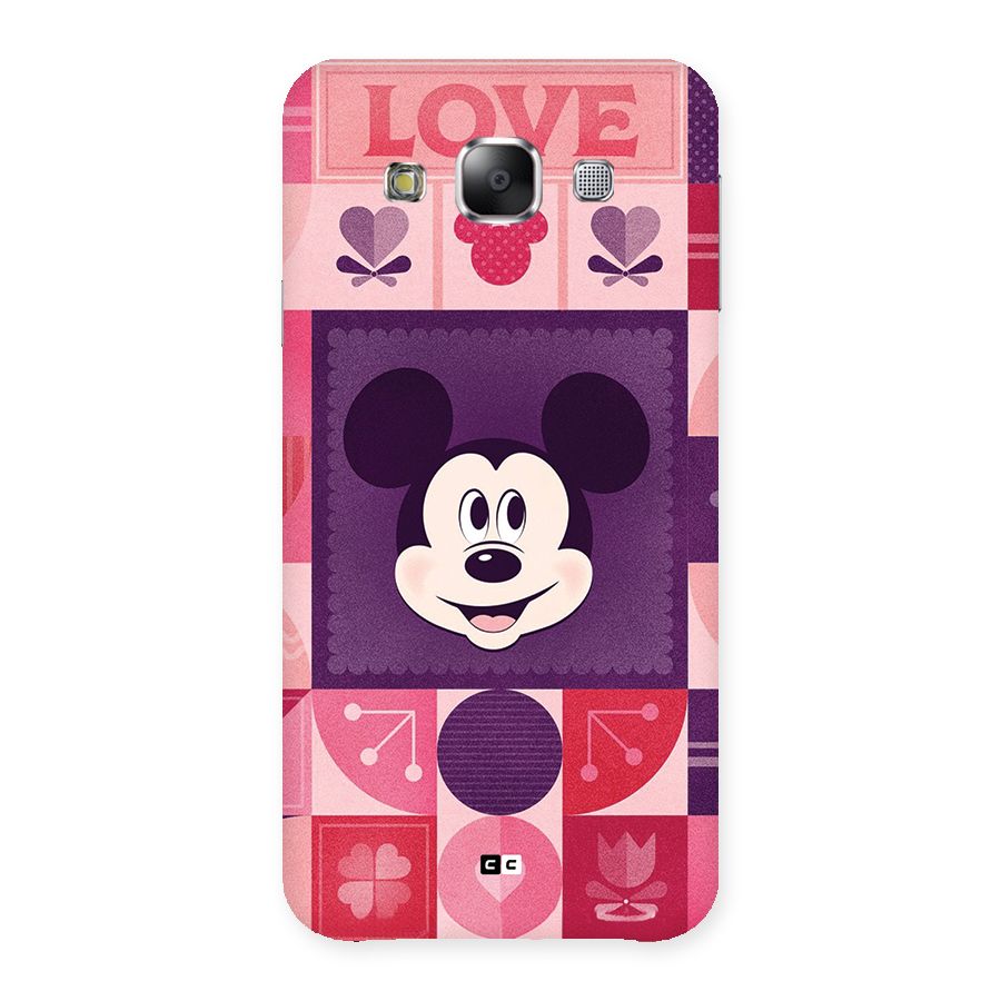 Mice In Love Back Case for Galaxy E5
