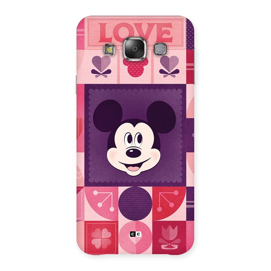 Mice In Love Back Case for Galaxy E7