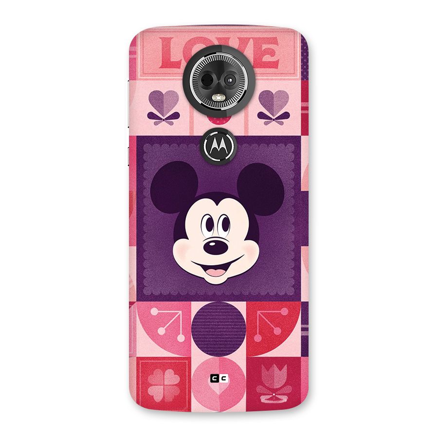 Mice In Love Back Case for Moto E5 Plus