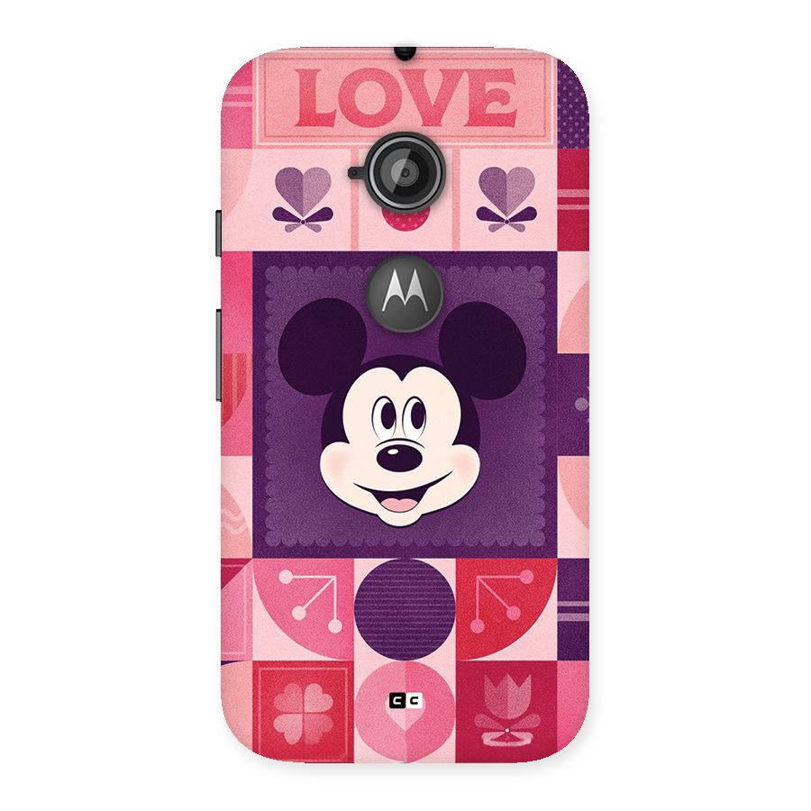 Mice In Love Back Case for Moto E 2nd Gen