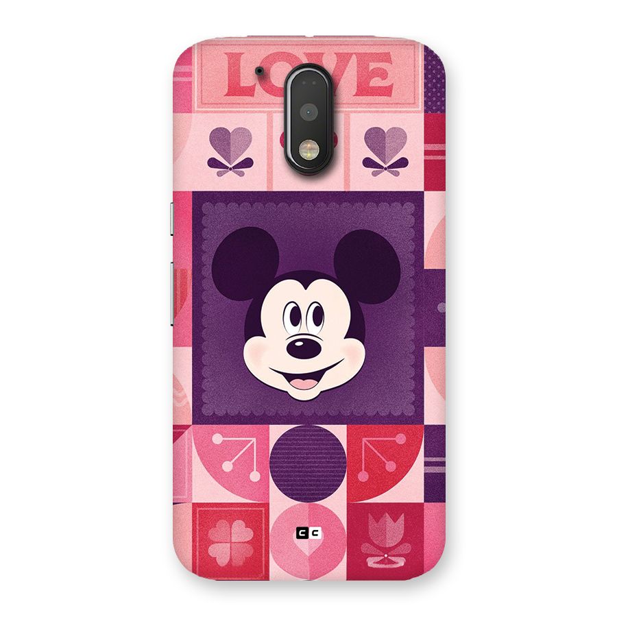 Mice In Love Back Case for Moto G4
