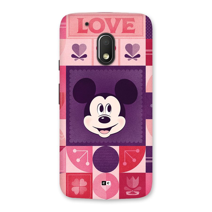 Mice In Love Back Case for Moto G4 Play