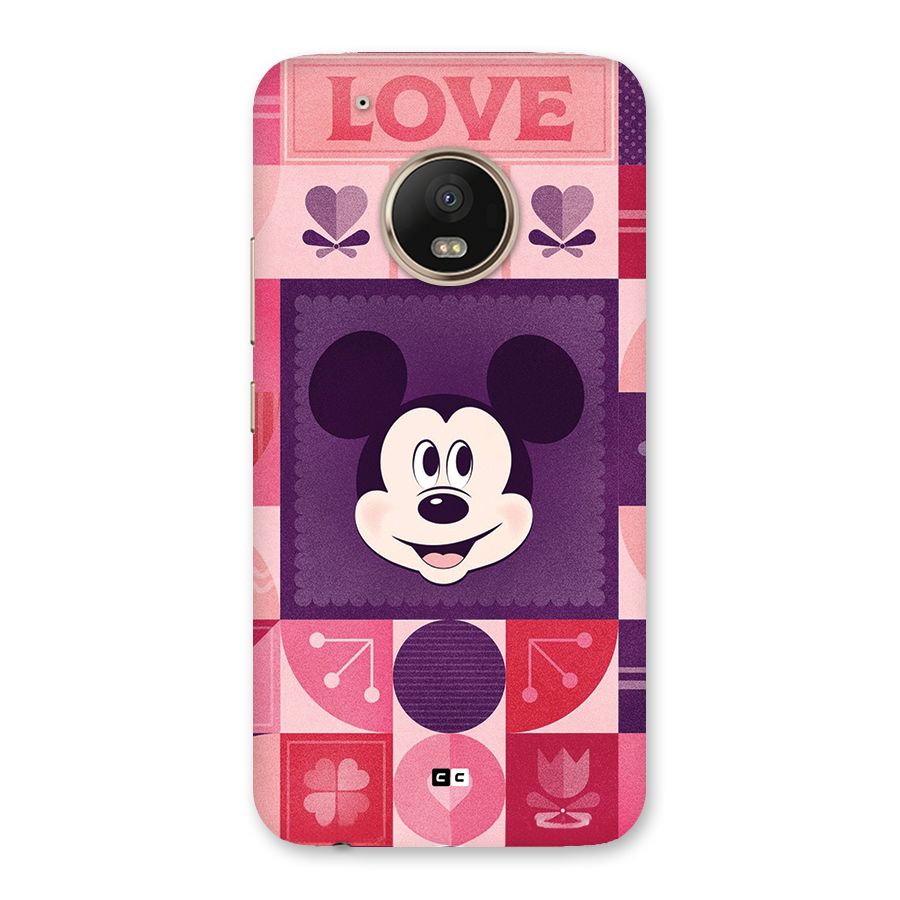 Mice In Love Back Case for Moto G5 Plus