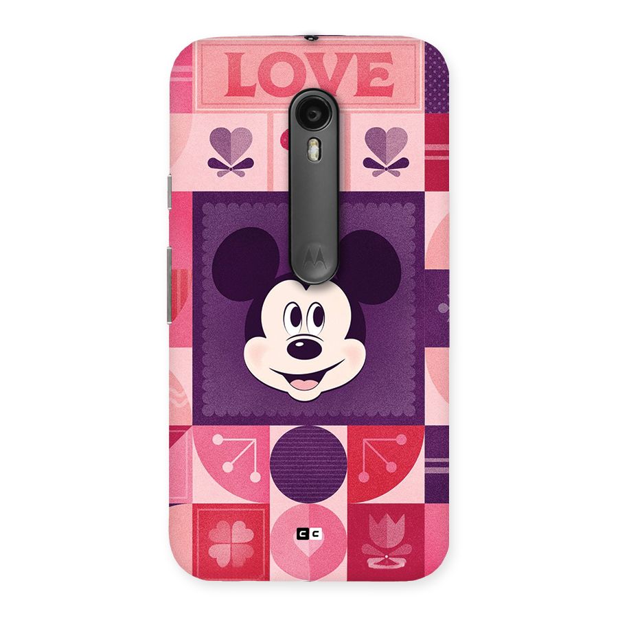 Mice In Love Back Case for Moto G Turbo