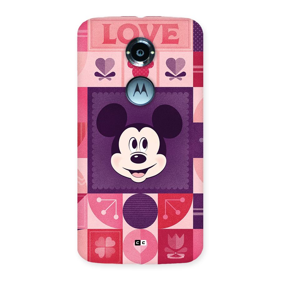 Mice In Love Back Case for Moto X2