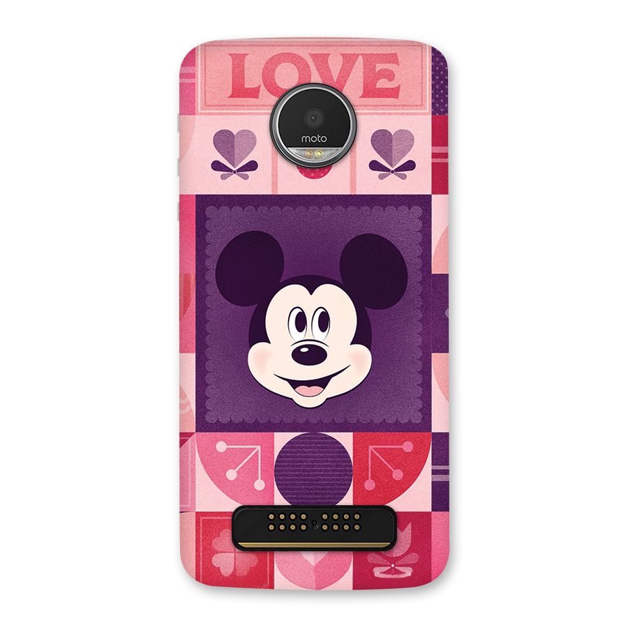 Mice In Love Back Case for Moto Z Play