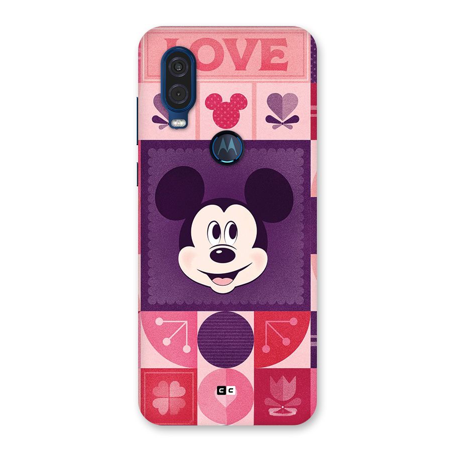 Mice In Love Back Case for Motorola One Vision
