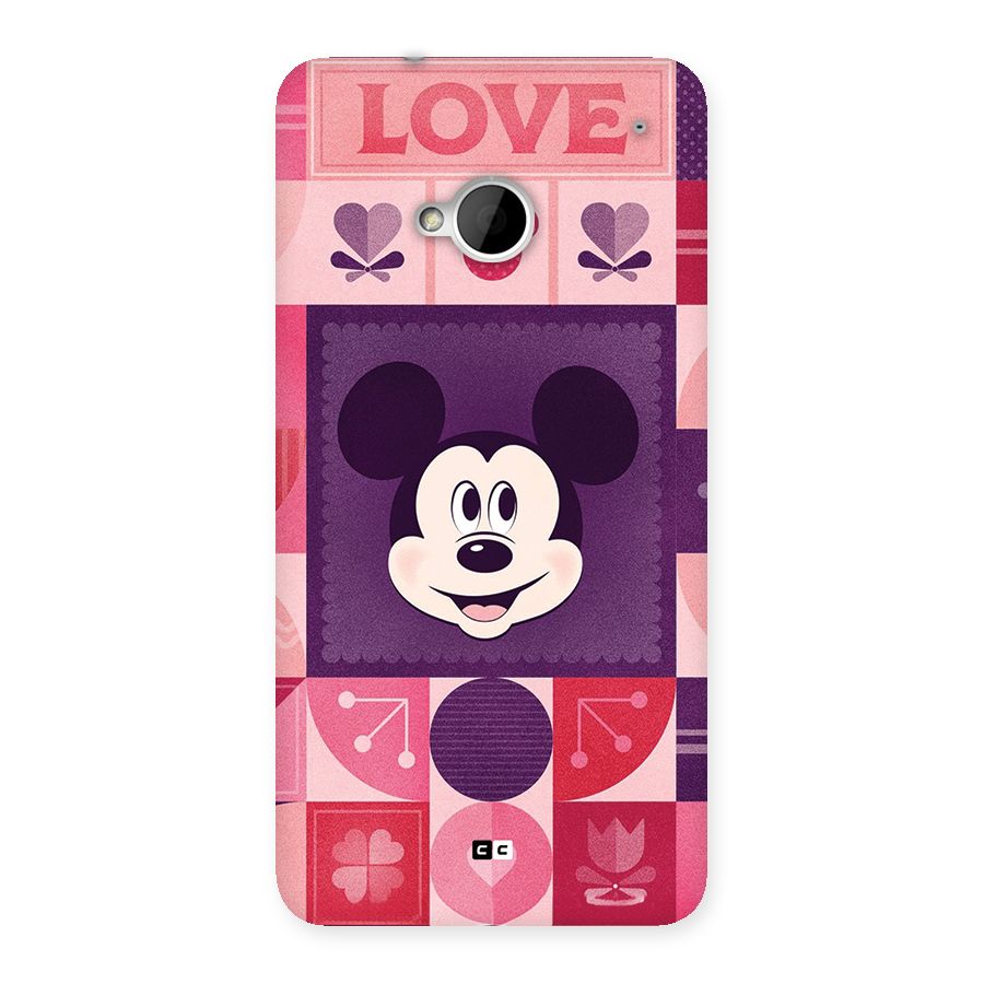 Mice In Love Back Case for One M7 (Single Sim)