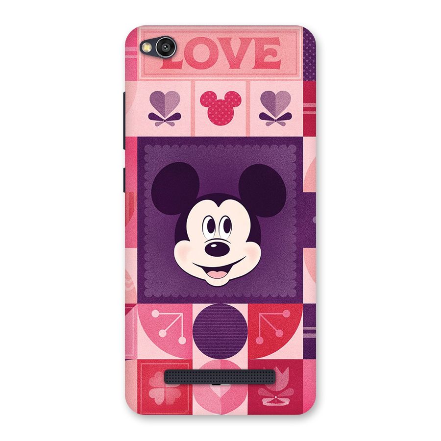 Mice In Love Back Case for Redmi 4A