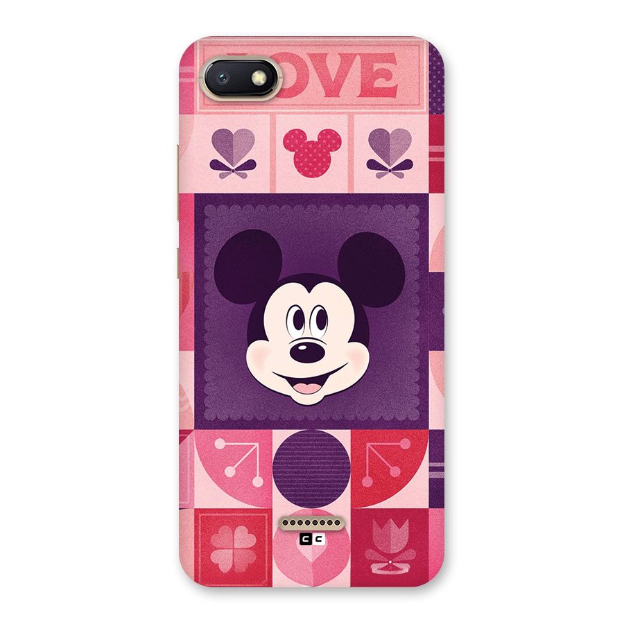 Mice In Love Back Case for Redmi 6A