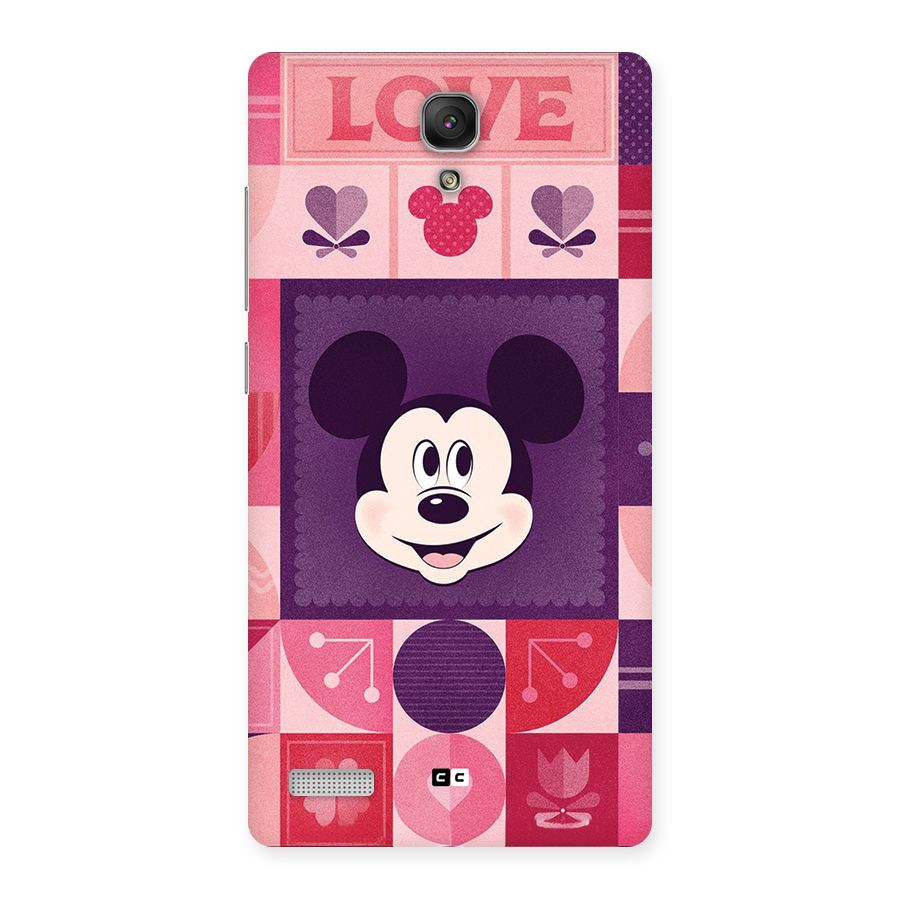 Mice In Love Back Case for Redmi Note