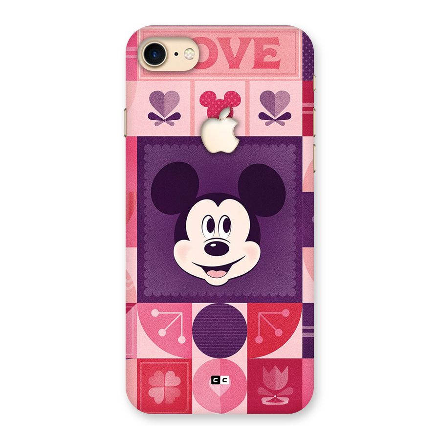 Mice In Love Back Case for iPhone 7 Apple Cut