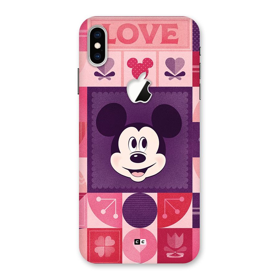 Mice In Love Back Case for iPhone XS Max Apple Cut
