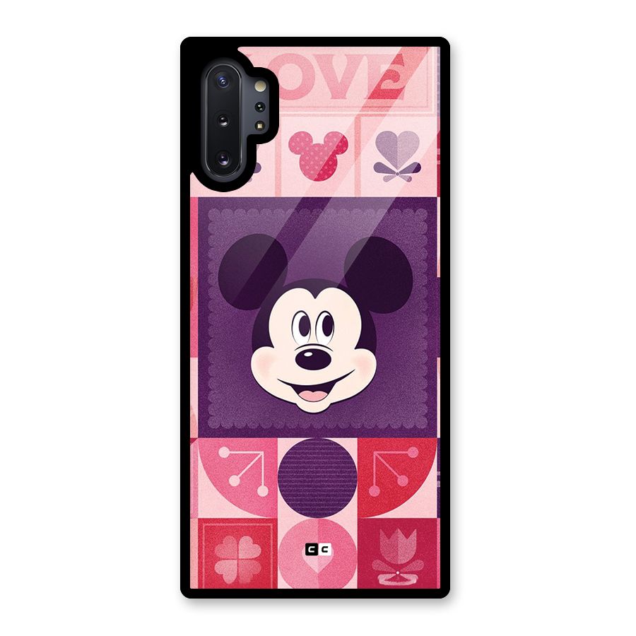 Mice In Love Glass Back Case for Galaxy Note 10 Plus