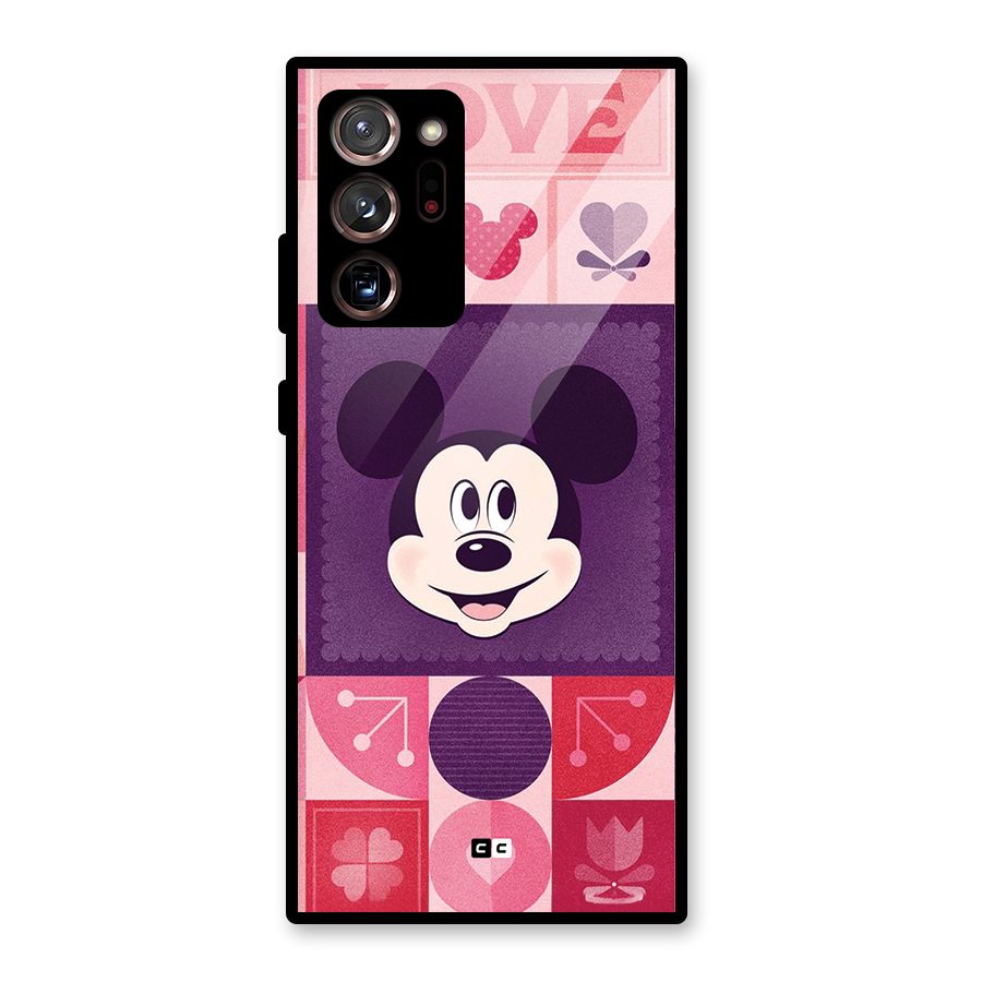 Mice In Love Glass Back Case for Galaxy Note 20 Ultra