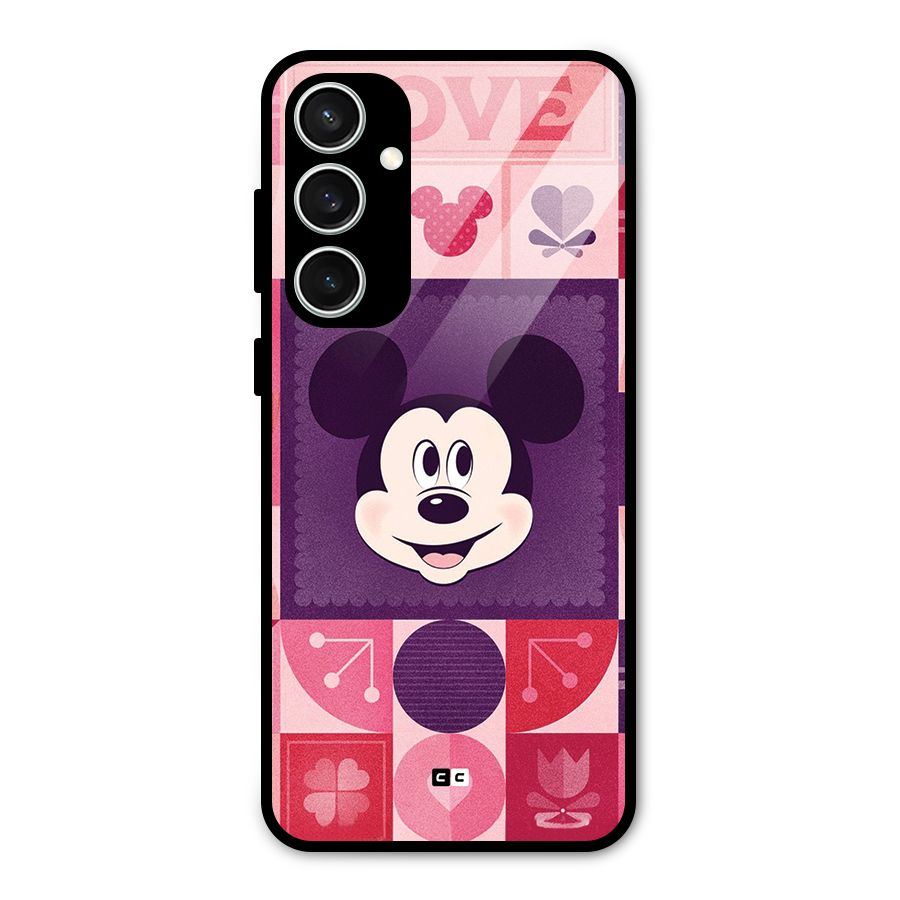 Mice In Love Glass Back Case for Galaxy S23 FE