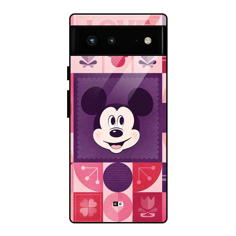 Mice In Love Glass Back Case for Google Pixel 6