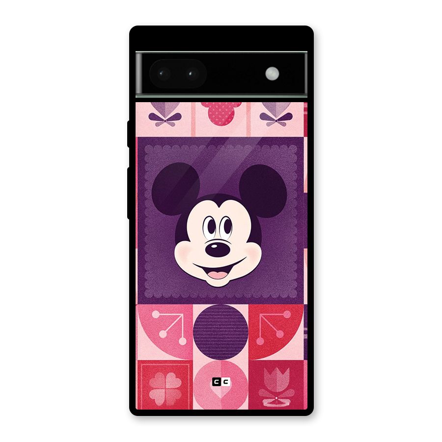 Mice In Love Glass Back Case for Google Pixel 6a