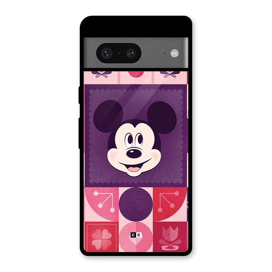 Mice In Love Glass Back Case for Google Pixel 7