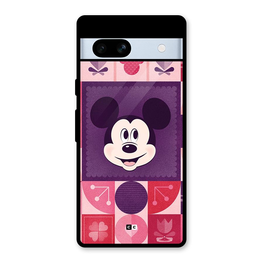 Mice In Love Glass Back Case for Google Pixel 7a