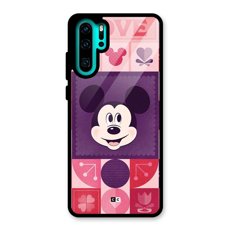 Mice In Love Glass Back Case for Huawei P30 Pro