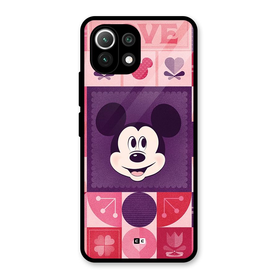 Mice In Love Glass Back Case for Mi 11 Lite NE 5G