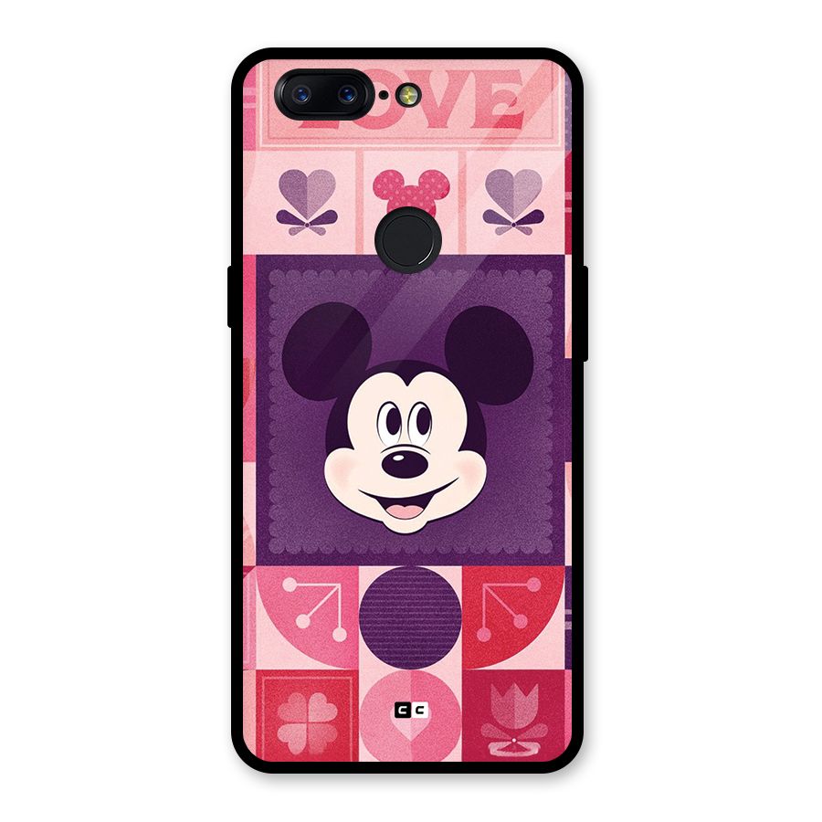 Mice In Love Glass Back Case for OnePlus 5T
