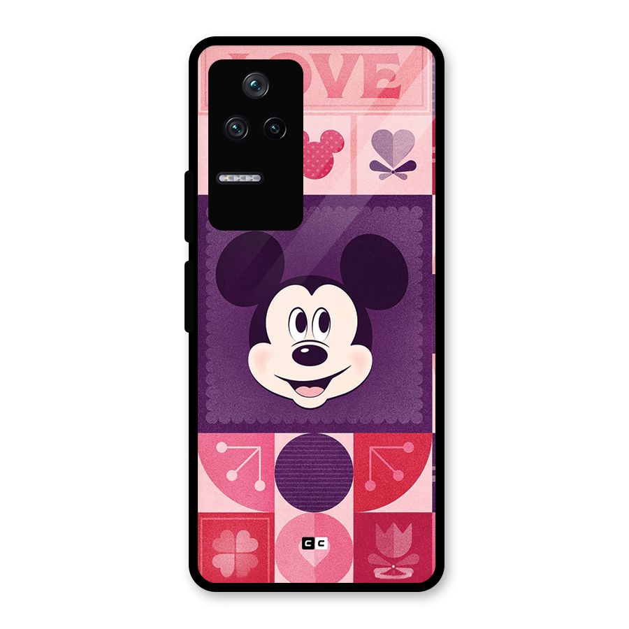 Mice In Love Glass Back Case for Poco F4 5G
