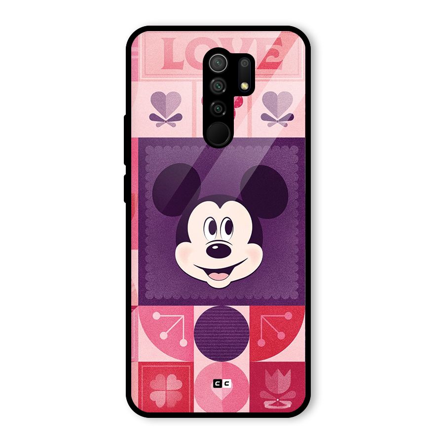 Mice In Love Glass Back Case for Poco M2