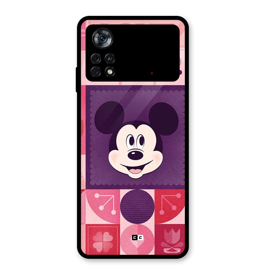 Mice In Love Glass Back Case for Poco X4 Pro 5G