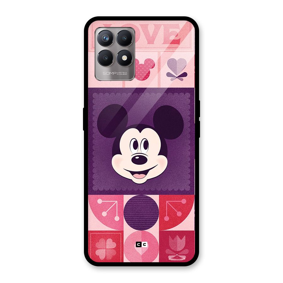 Mice In Love Glass Back Case for Realme 8i