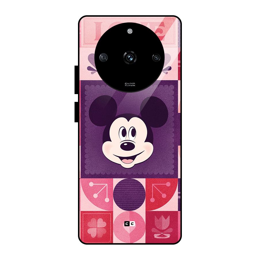 Mice In Love Glass Back Case for Realme Narzo 60 5G