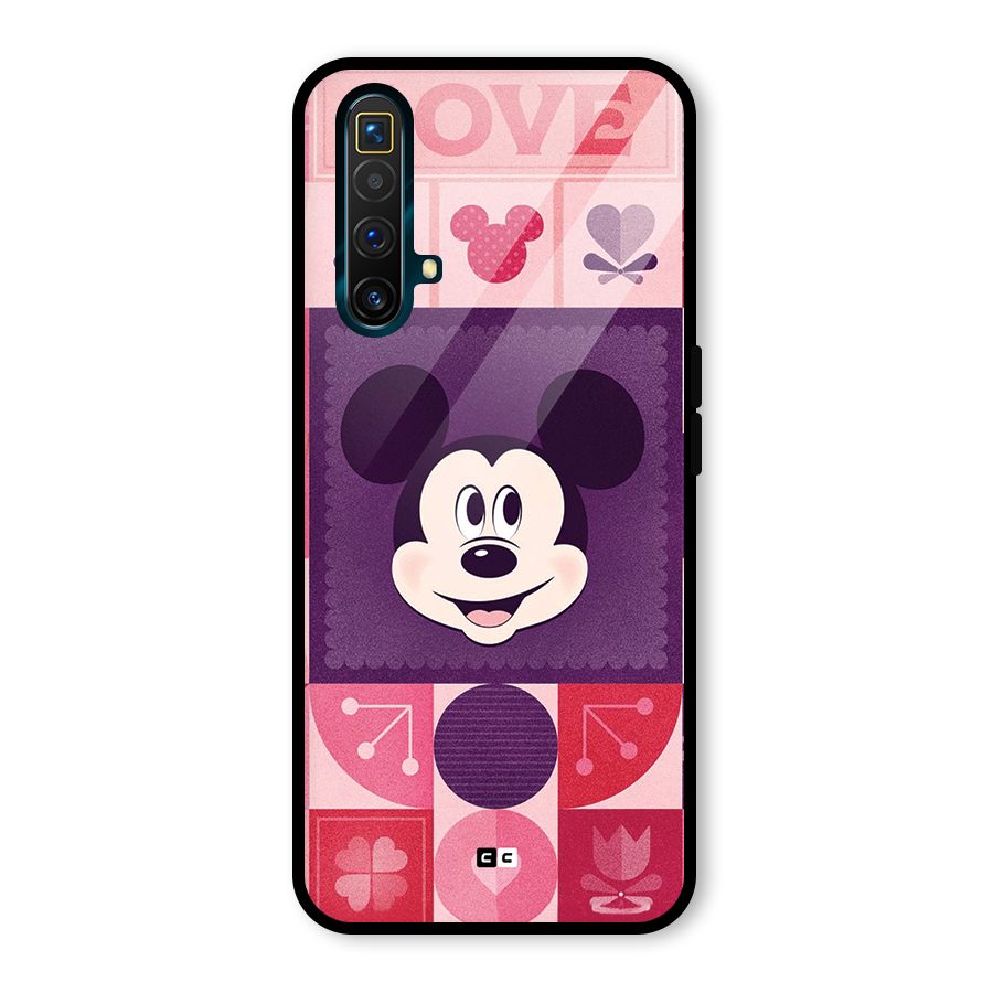 Mice In Love Glass Back Case for Realme X3
